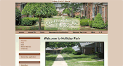 Desktop Screenshot of hollidaypark.com